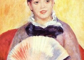 La femme à l'éventail