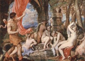 Actéon surprend Diane au bain