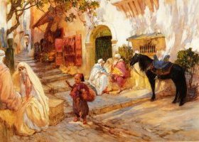 Une rue en Algérie