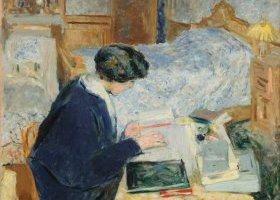 Lucy Hessel lisant
