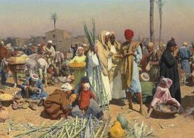 Marché en Egypte