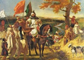 Le Caïd Marocain acceptant l'hospitalité des pasteurs Le Caïd Marocain acceptant l'hospitalité des pasteurs