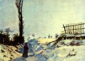 Chemin creux, effet dans la neige