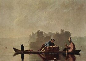 Chasseurs de fourrures descendant le Missouri 