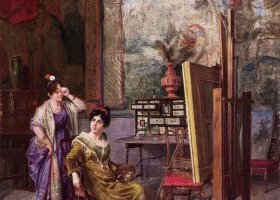 Dans l'atelier de l'artiste