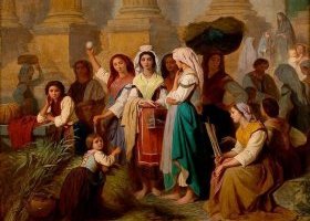 Le marché aux herbes à Assise