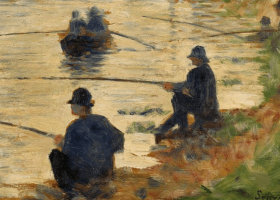 Les pêcheurs à la ligne