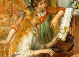 Jeunes filles au piano