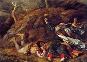 Le Roi Lear et le Fou dans la tempête