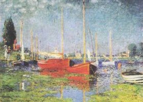 Bateaux rouges à Argenteuil
