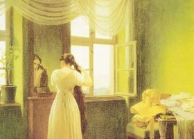Devant le miroir