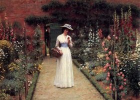 Une dame dans le jardin Une dame dans le jardin