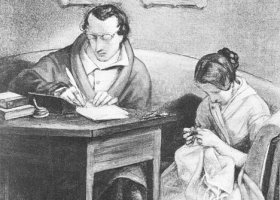 Ernst et Annie sur le canapé