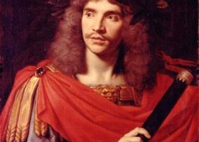 Molière en costume classique