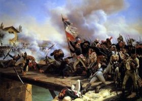 La bataille du pont d'Arcole