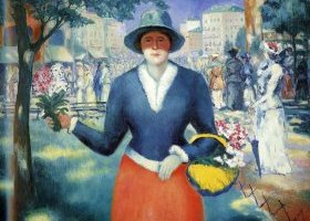 Jeune fille aux fleurs