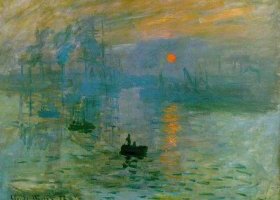 Impression soleil levant