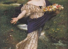 Flora répandant des fleurs