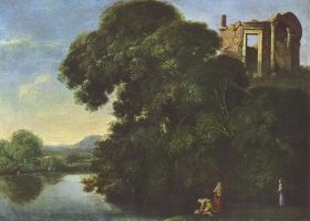 Le temple de vesta à Tivoli