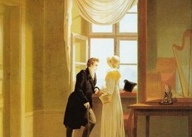 Couple à la fenêtre