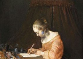 Femme écrivant une lettre Femme écrivant une lettre