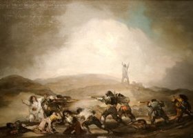 Scène de la guerre d'Espagne