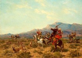 La chasse à l'antilope